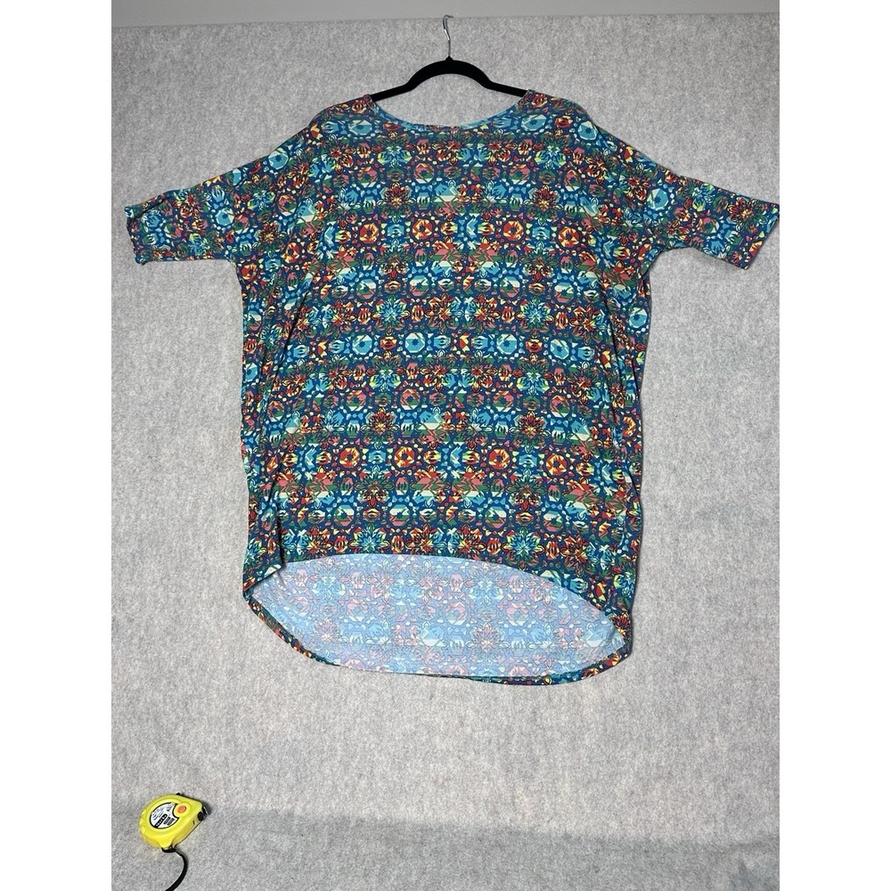 LuLaRoe Tunic Top Floral Print Short Sleeve Casual Comfy Medium